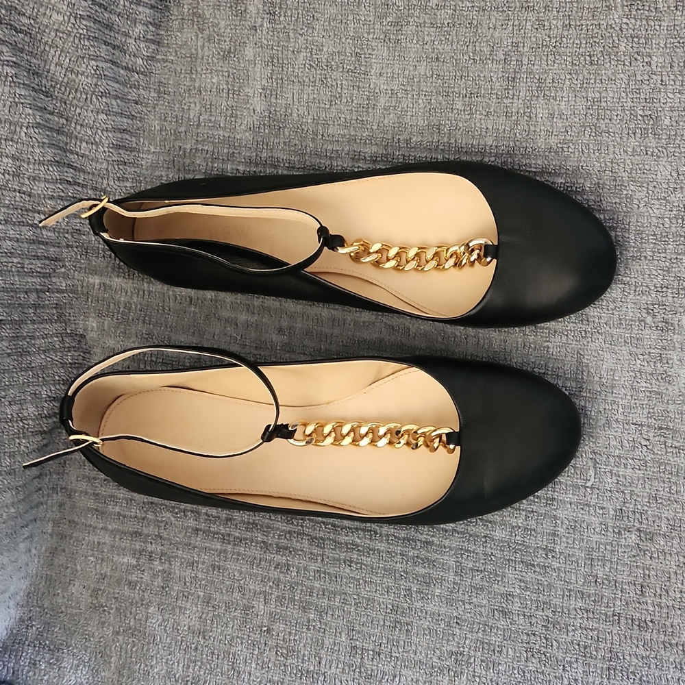 J. Crew Jayne T-Strap Ballet Flats